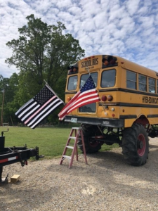 What makes your skoolie off-grid?