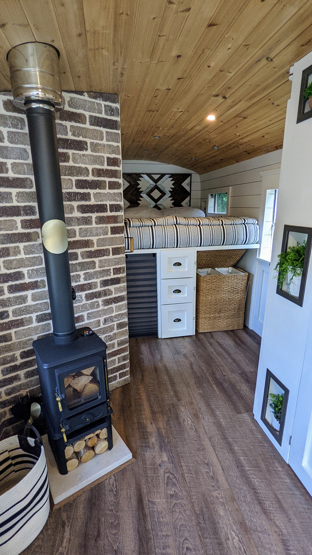What is the overall height of the new home on wheels? They raised it 18 inches and added an air cond