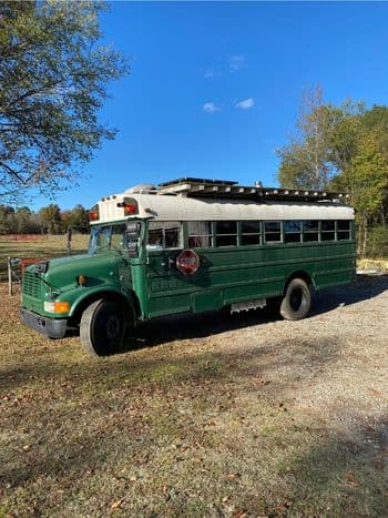 What kind of bus is that? That seems like a perfect size for me.