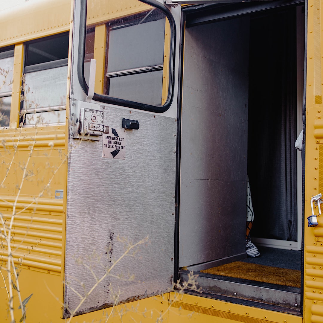 I just started living in well a bus but om how do i get energy if any one could tell me that would b