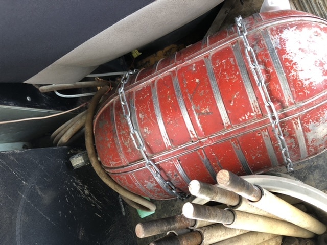 Why isnt that water tank outside underneath the bus?