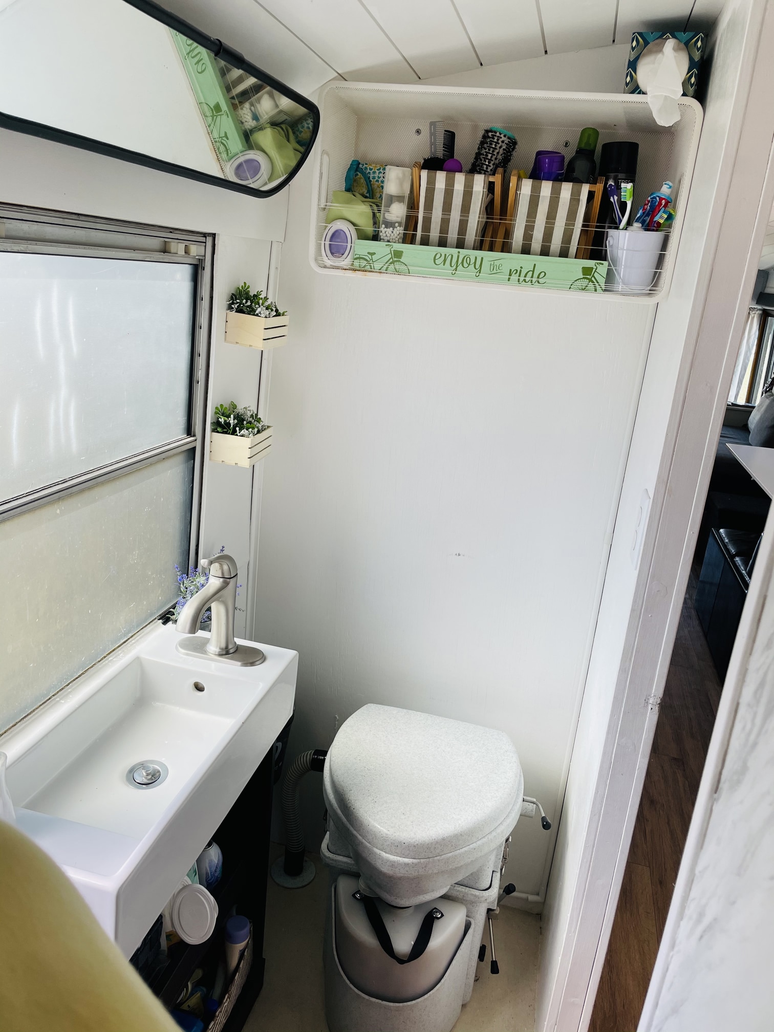 What did you use for a toilet since you didnt mention a black water tank?