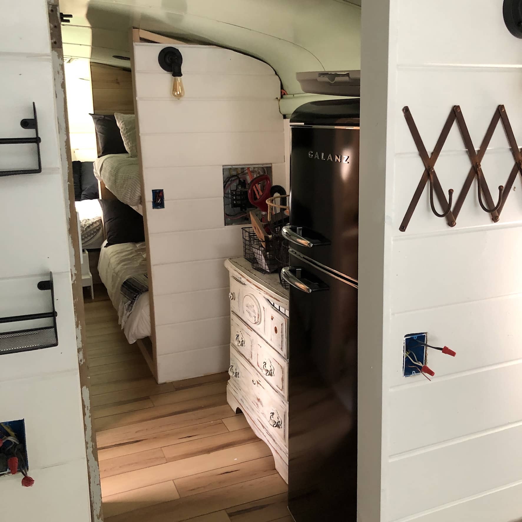 Why isnt that water tank outside underneath the bus? Theres so much storage. Of course, you want to