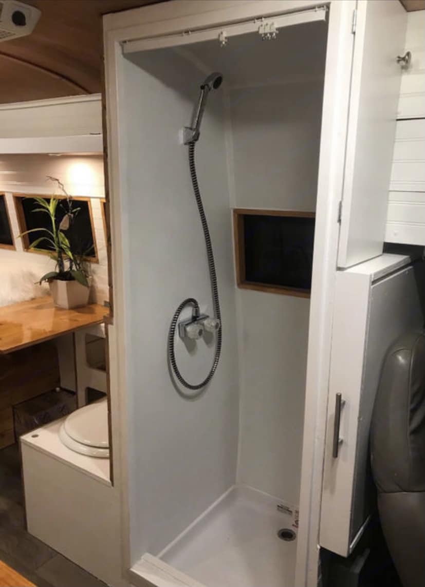 How does the shower tile not crack when you drive and hit bumps?